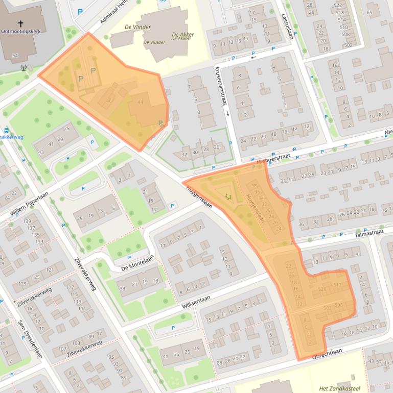 Kaart van postcodegebied 6952EX.