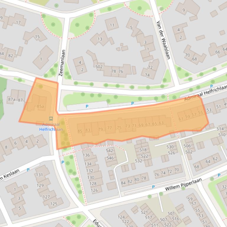 Kaart van postcodegebied 6952GC.