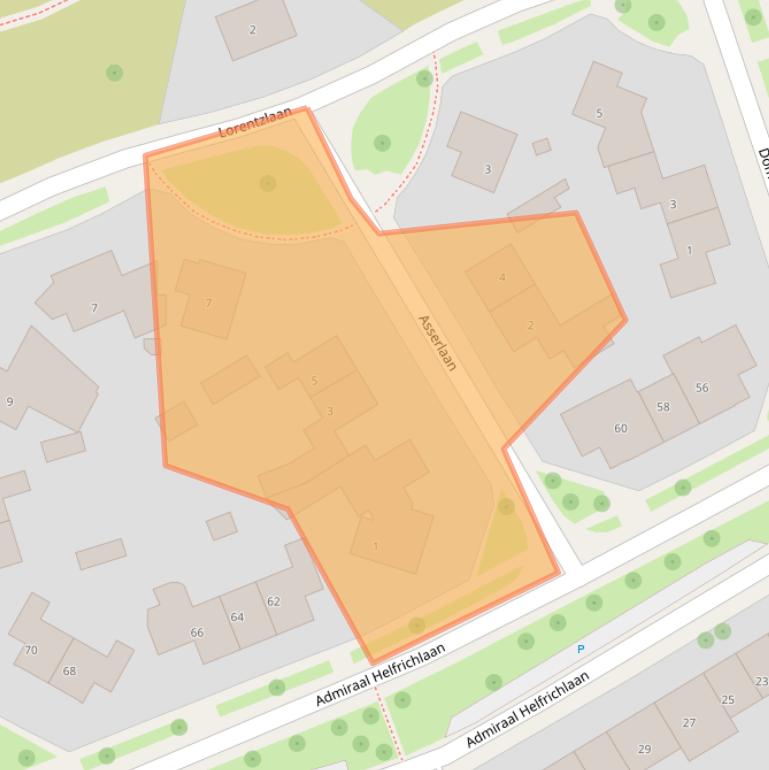 Kaart van postcodegebied 6952GN.