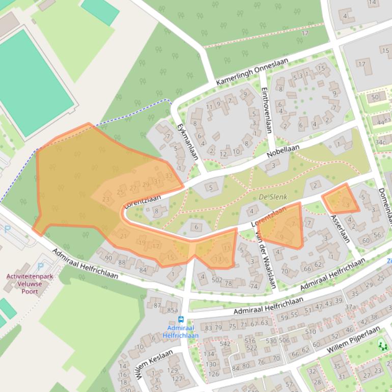 Kaart van postcodegebied 6952GP.