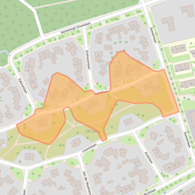 Kaart van postcodegebied 6952GS.