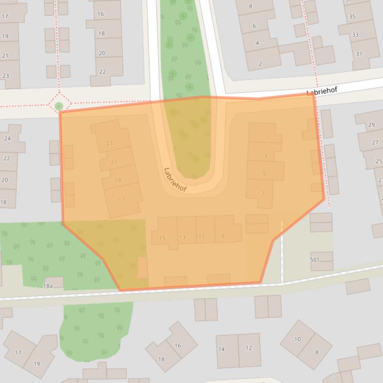 Kaart van postcodegebied 6952HW.