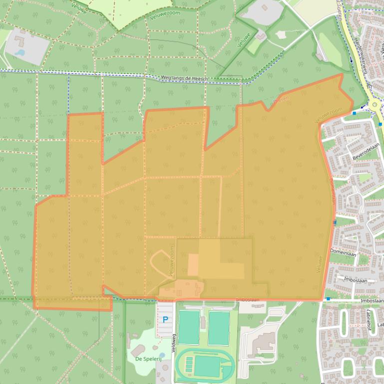 Kaart van postcodegebied 6952JM.