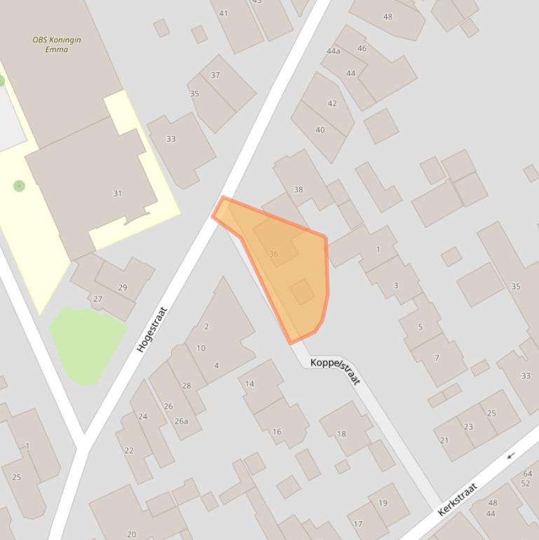 Kaart van postcodegebied 6953AV.