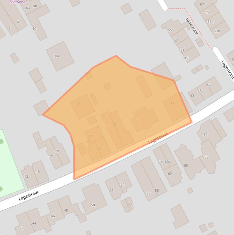 Kaart van postcodegebied 6953BB.