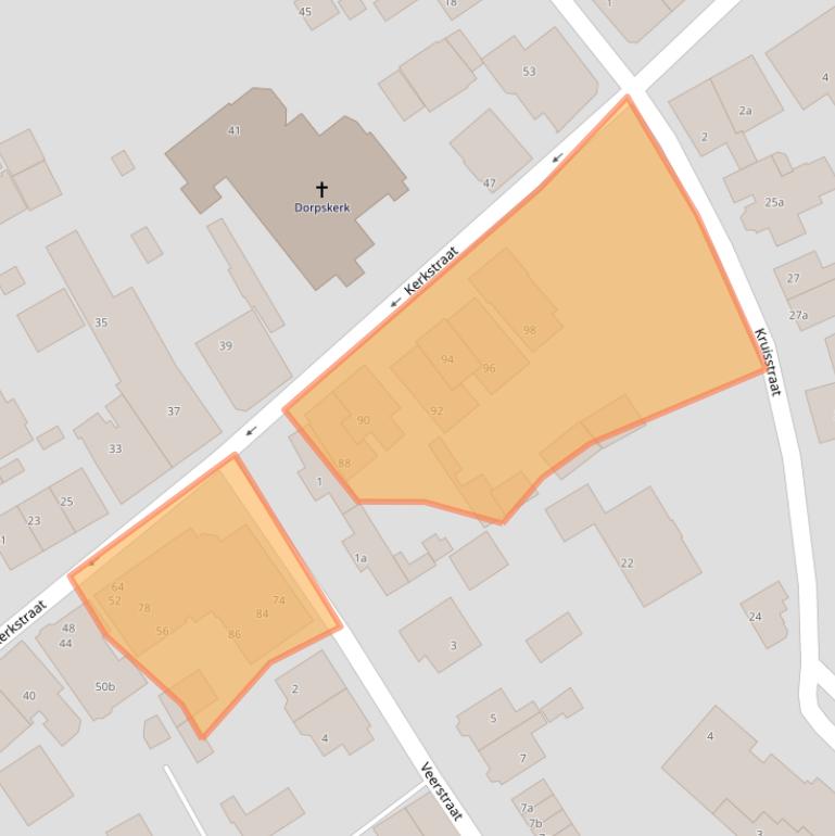 Kaart van postcodegebied 6953BP.