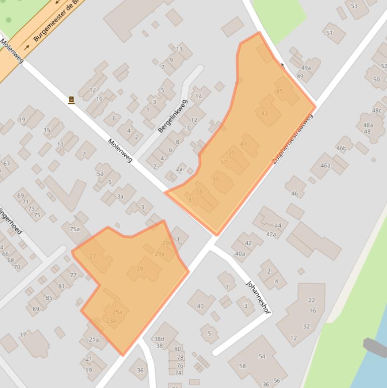 Kaart van postcodegebied 6953CH.