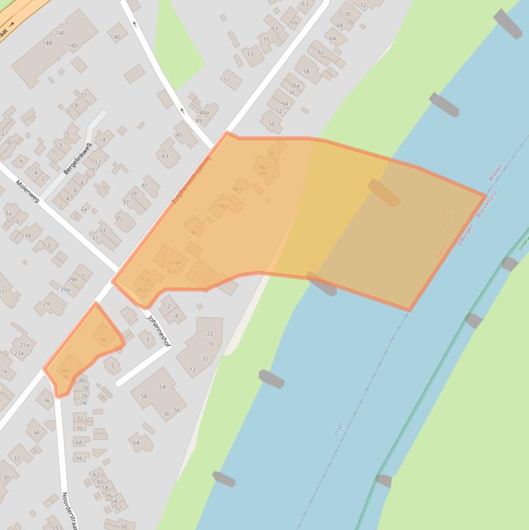 Kaart van postcodegebied 6953CM.