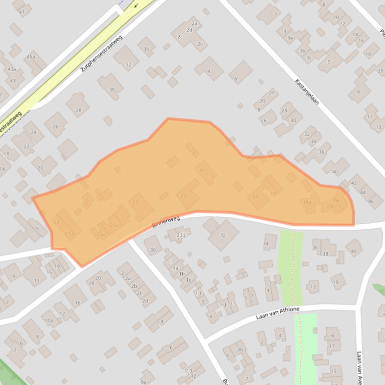 Kaart van postcodegebied 6955AV.