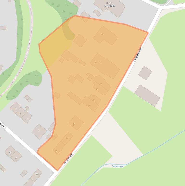 Kaart van postcodegebied 6955BL.