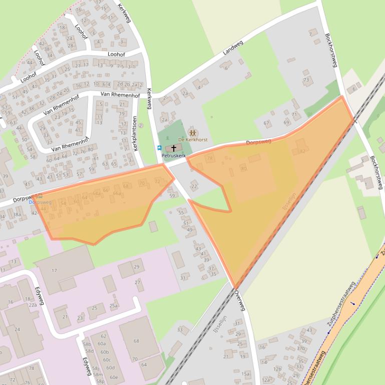 Kaart van postcodegebied 6956AR.