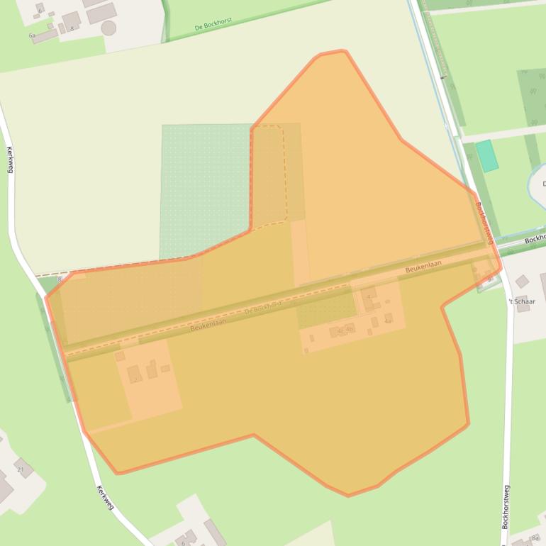 Kaart van postcodegebied 6956CB.