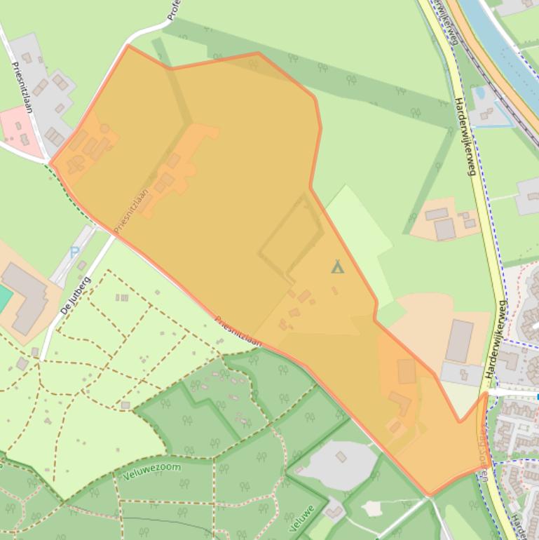 Kaart van postcodegebied 6957DE.