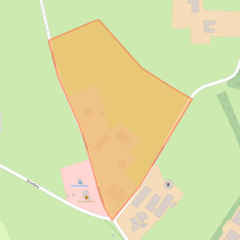 Kaart van postcodegebied 6957DG.