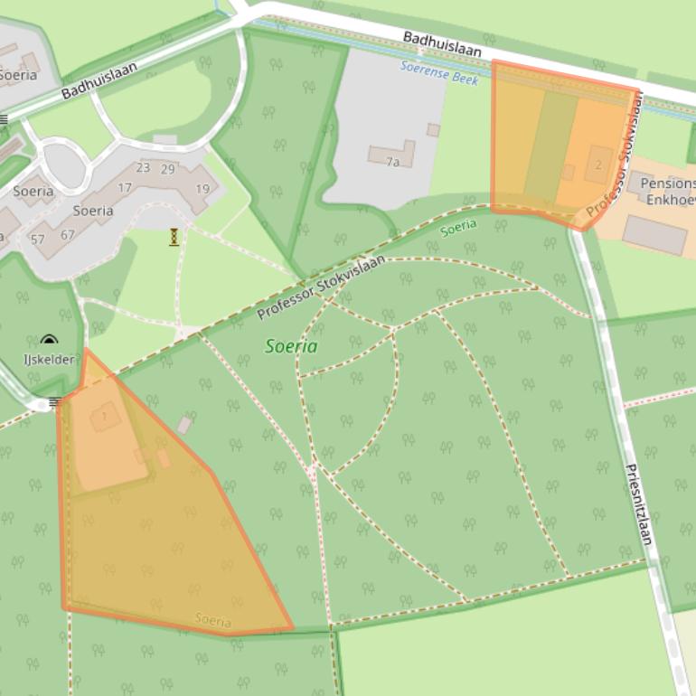 Kaart van postcodegebied 6957DJ.