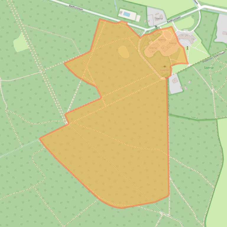 Kaart van postcodegebied 6957DS.