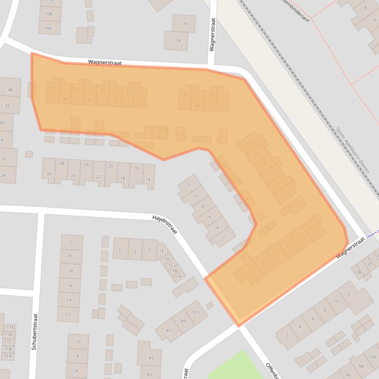 Kaart van postcodegebied 6961CE.