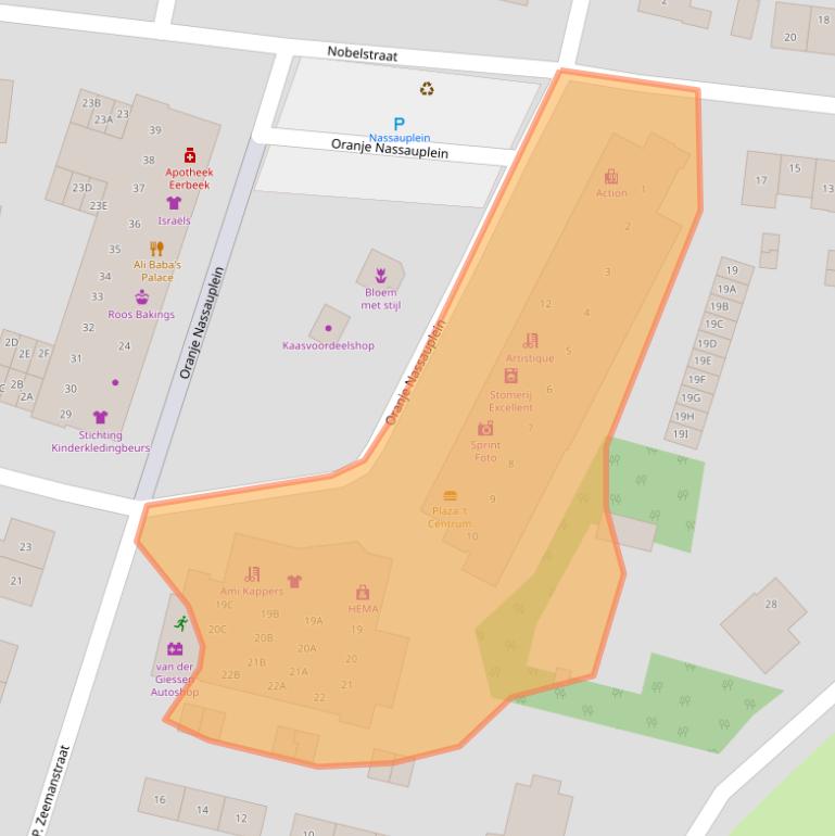 Kaart van postcodegebied 6961CH.