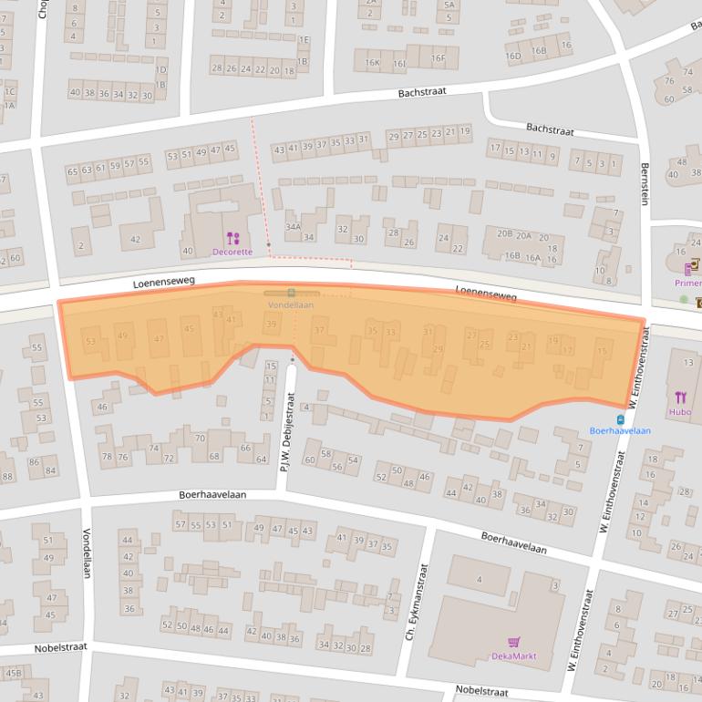 Kaart van postcodegebied 6961CM.