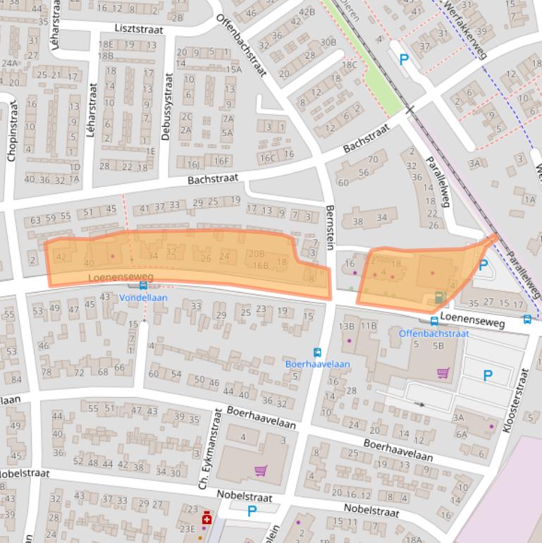 Kaart van postcodegebied 6961CR.