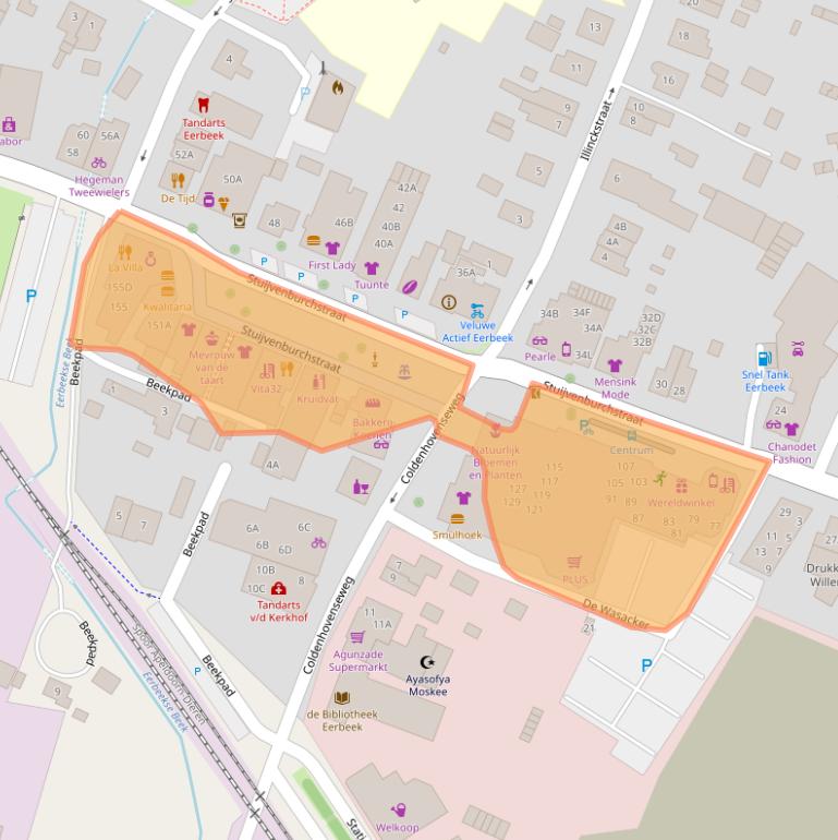 Kaart van postcodegebied 6961CV.