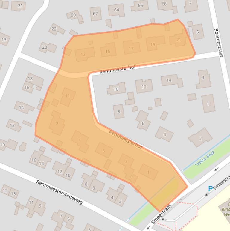 Kaart van postcodegebied 6961DB.