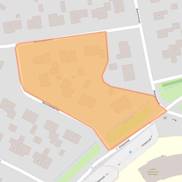 Kaart van postcodegebied 6961DC.