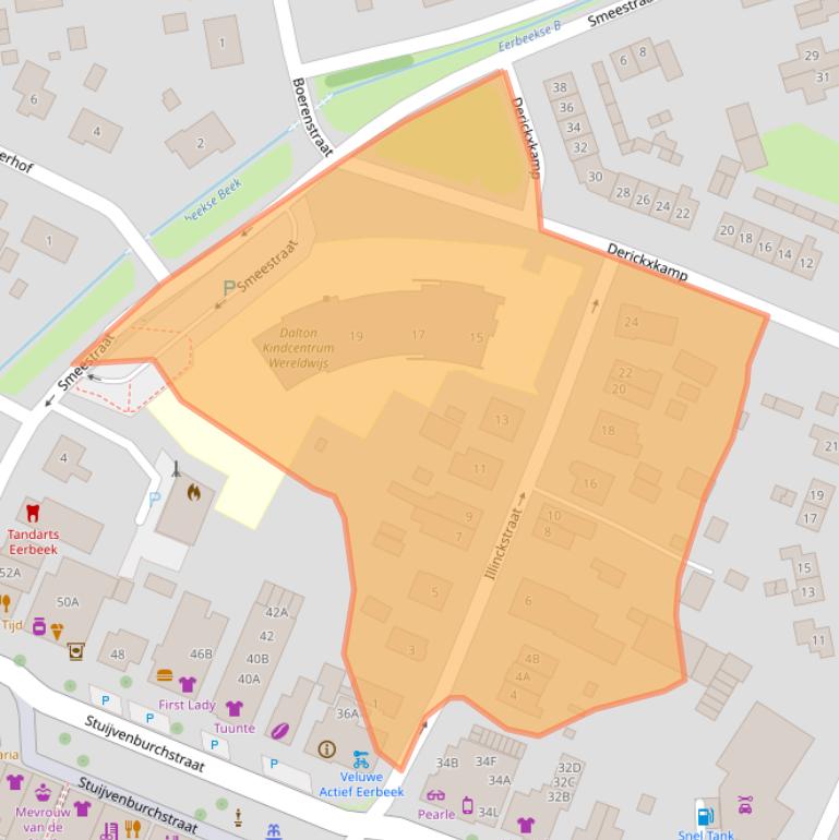 Kaart van postcodegebied 6961DM.