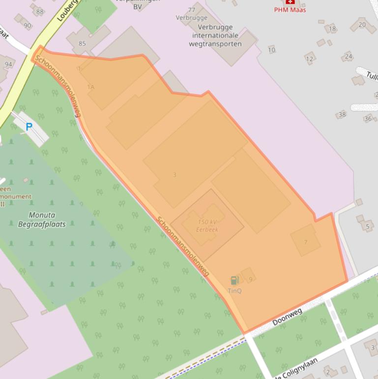 Kaart van postcodegebied 6961EL.