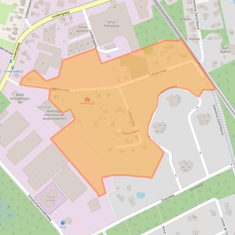 Kaart van postcodegebied 6961EM.