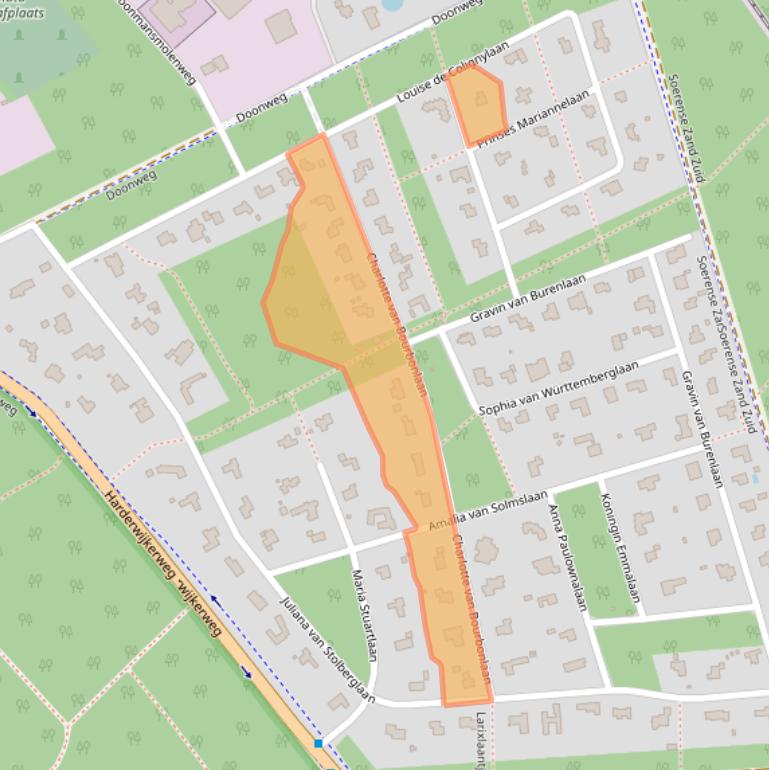 Kaart van postcodegebied 6961ER.