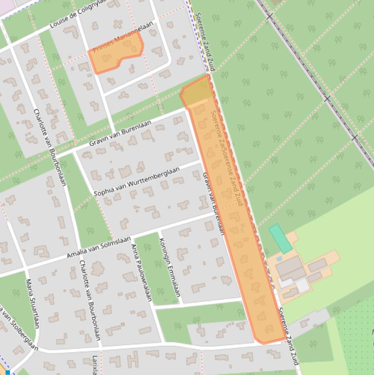 Kaart van postcodegebied 6961ES.