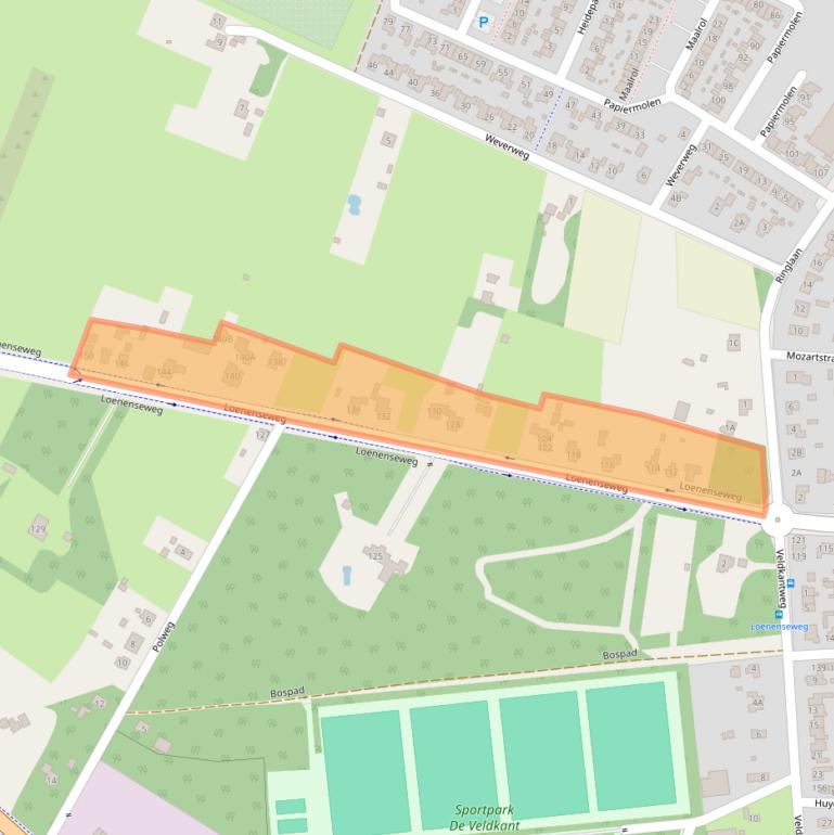 Kaart van postcodegebied 6961HL.