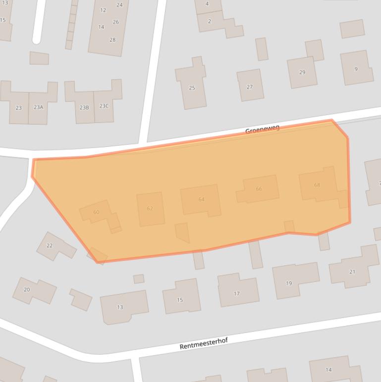 Kaart van postcodegebied 6961JC.