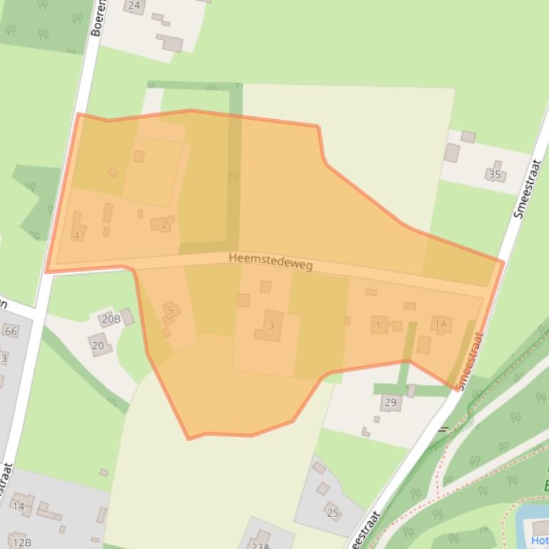 Kaart van postcodegebied 6961KB.