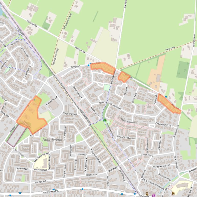 Kaart van postcodegebied 6961KL.