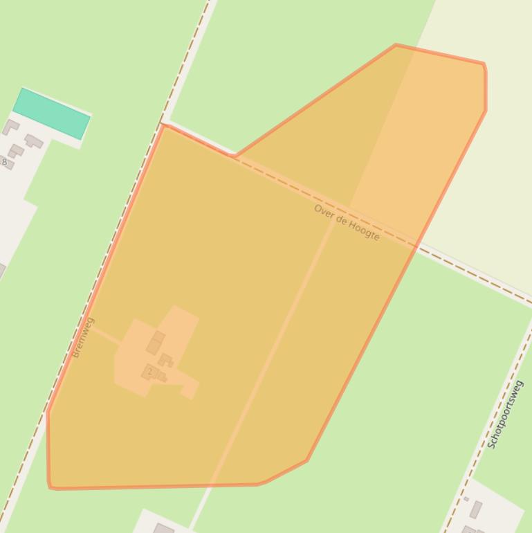 Kaart van postcodegebied 6961KS.