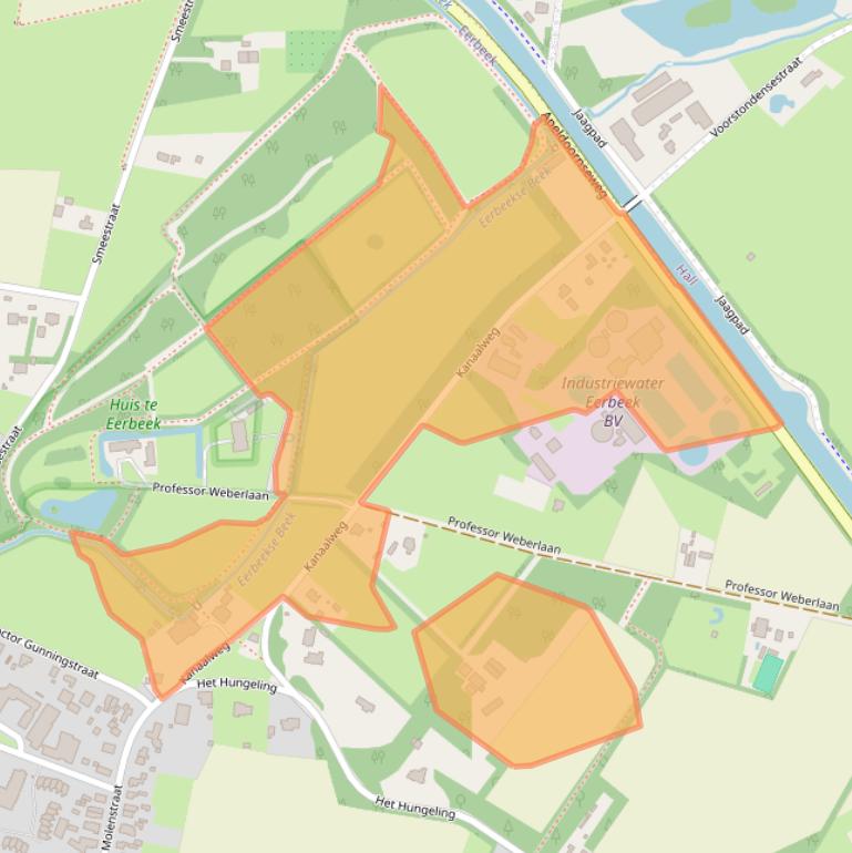 Kaart van postcodegebied 6961LW.