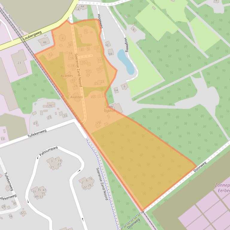 Kaart van postcodegebied 6961RB.