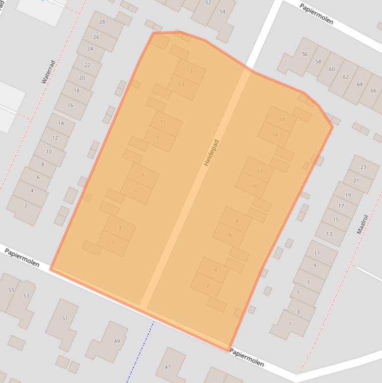 Kaart van postcodegebied 6961SK.