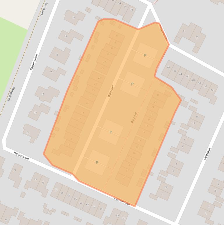 Kaart van postcodegebied 6961SN.