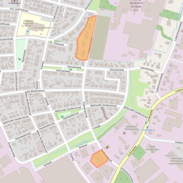 Kaart van postcodegebied 6961VT.