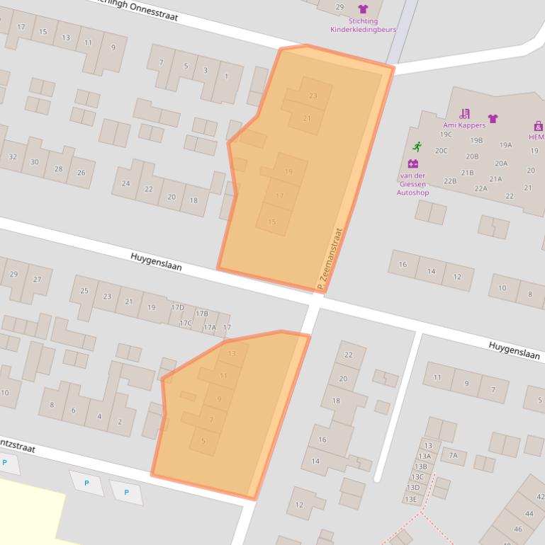 Kaart van postcodegebied 6961XM.