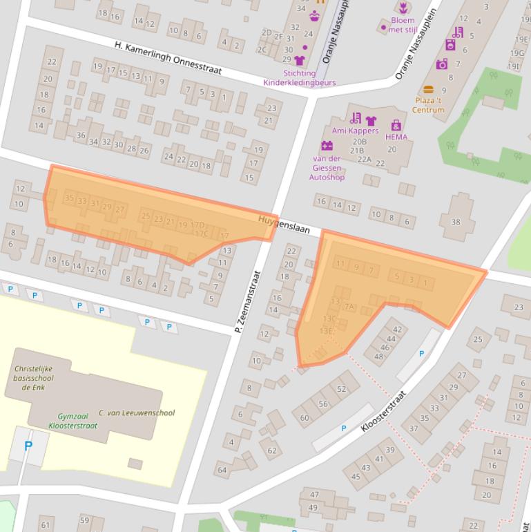 Kaart van postcodegebied 6961XP.