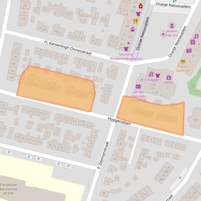 Kaart van postcodegebied 6961XR.