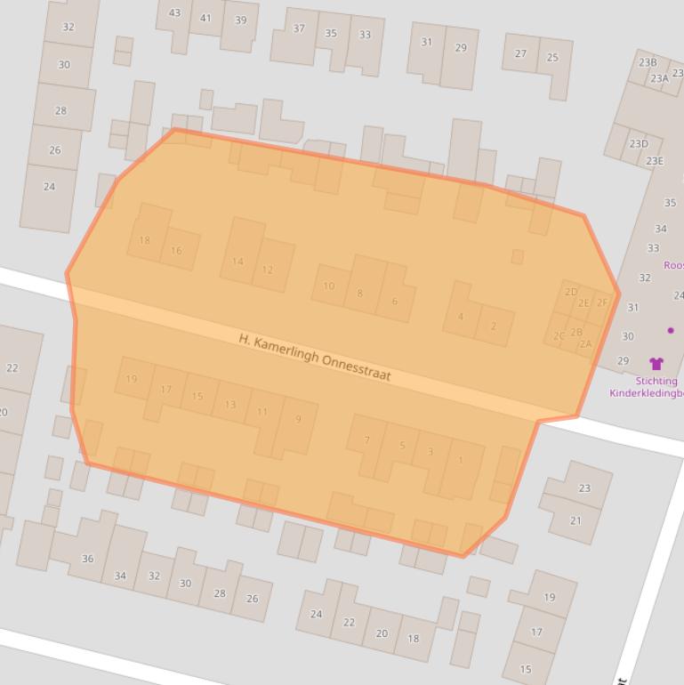 Kaart van postcodegebied 6961XT.