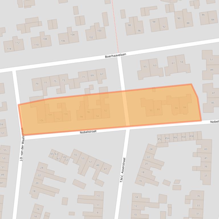 Kaart van postcodegebied 6961XZ.