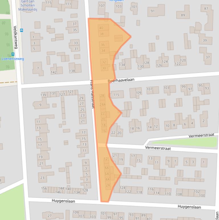 Kaart van postcodegebied 6961ZB.