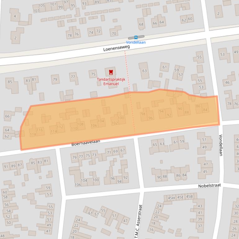 Kaart van postcodegebied 6961ZX.