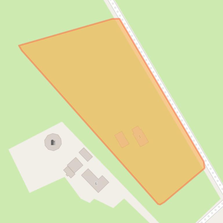 Kaart van postcodegebied 6964CN.